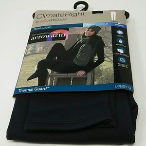 ClimateRight by Cuddl Duds Navy blue thermals
